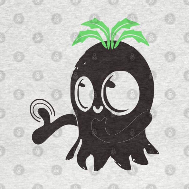 black ghost boo! cute and happy design by jaml-12